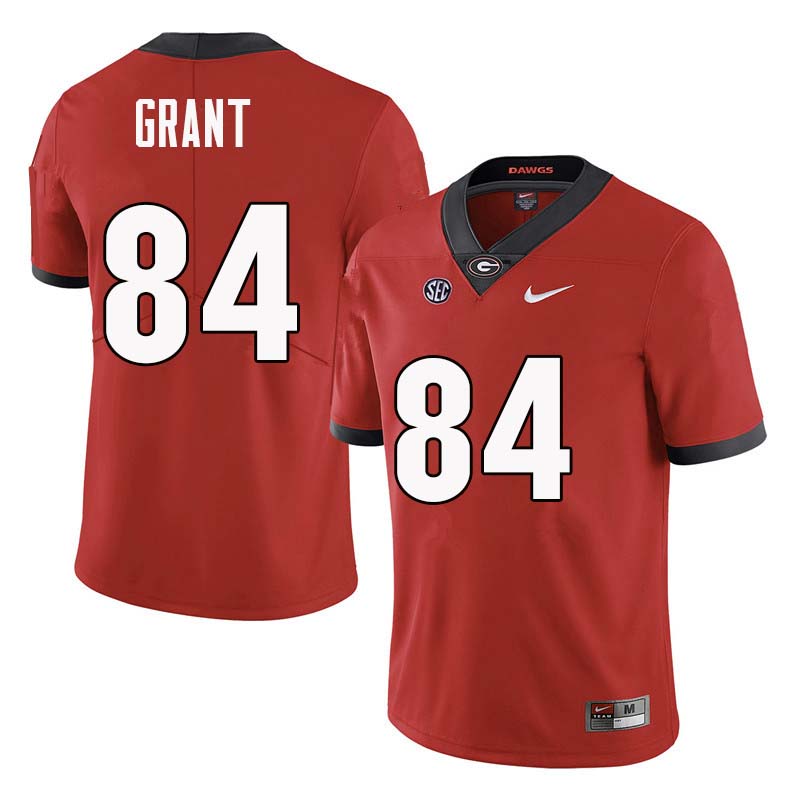 Georgia Bulldogs #84 Walter Grant College Football Jerseys Sale-Red